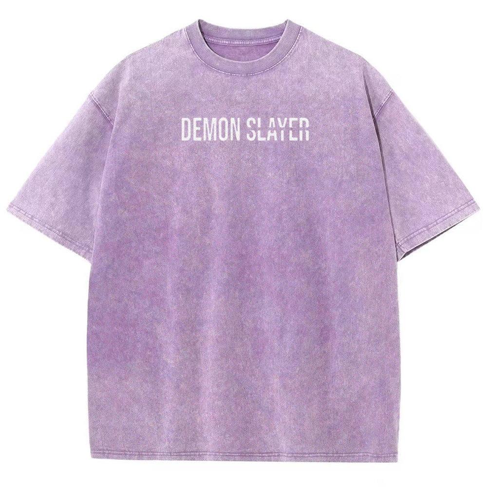 Demon Slayer Unisex Fit Washed T-Shirt 2507024195