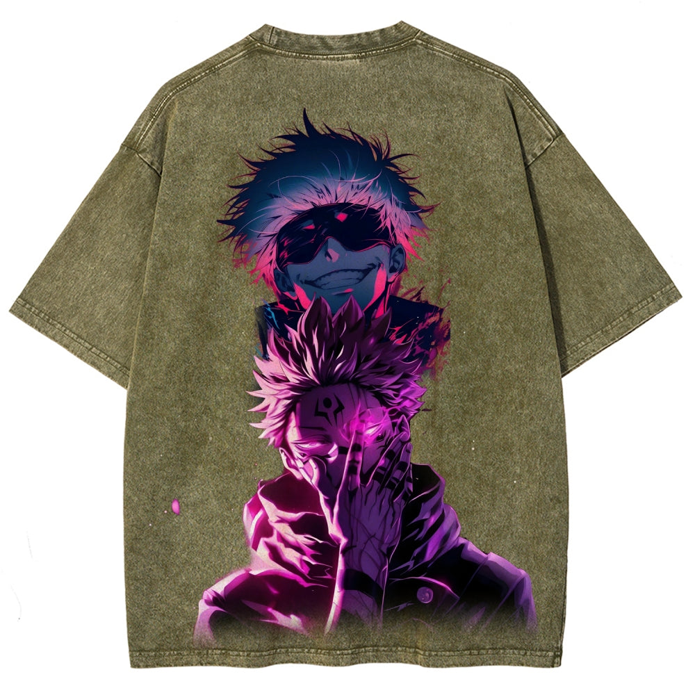 Jujutsu Kaisen Unisex Fit Washed T-Shirt 2507027749