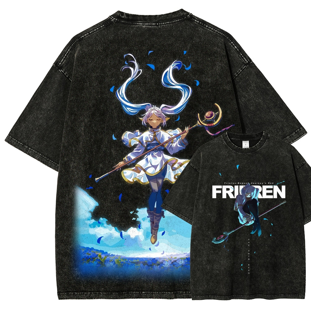 Frieren Unisex Fit Washed T-Shirt 2507030864