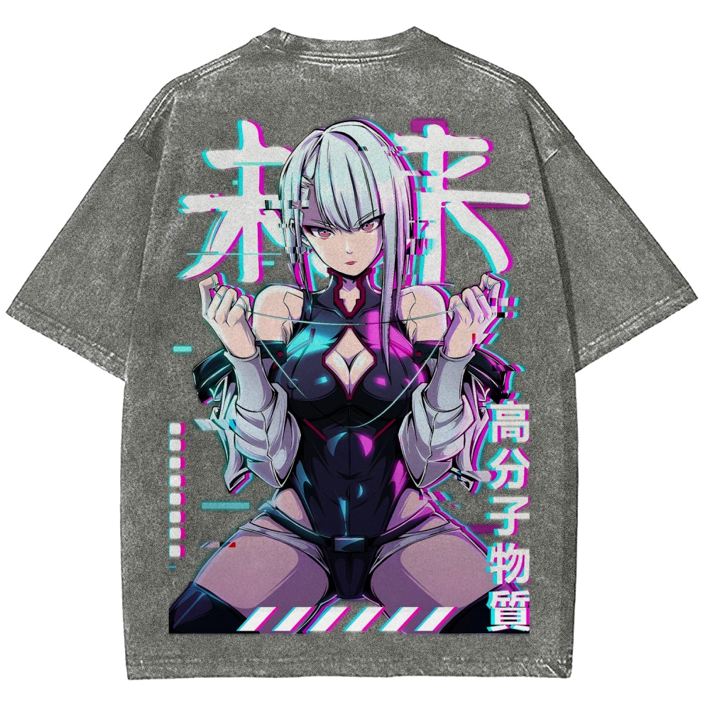 Cyberpunk Unisex Fit Washed T-Shirt 2508007290