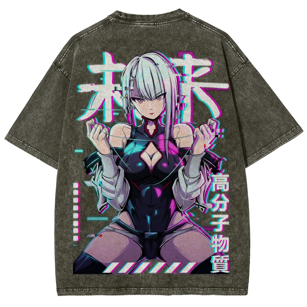 Cyberpunk Unisex Fit Washed T-Shirt 2508007290