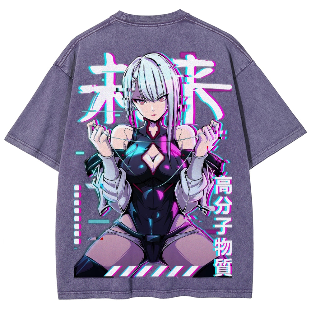 Cyberpunk Unisex Fit Washed T-Shirt 2508007290
