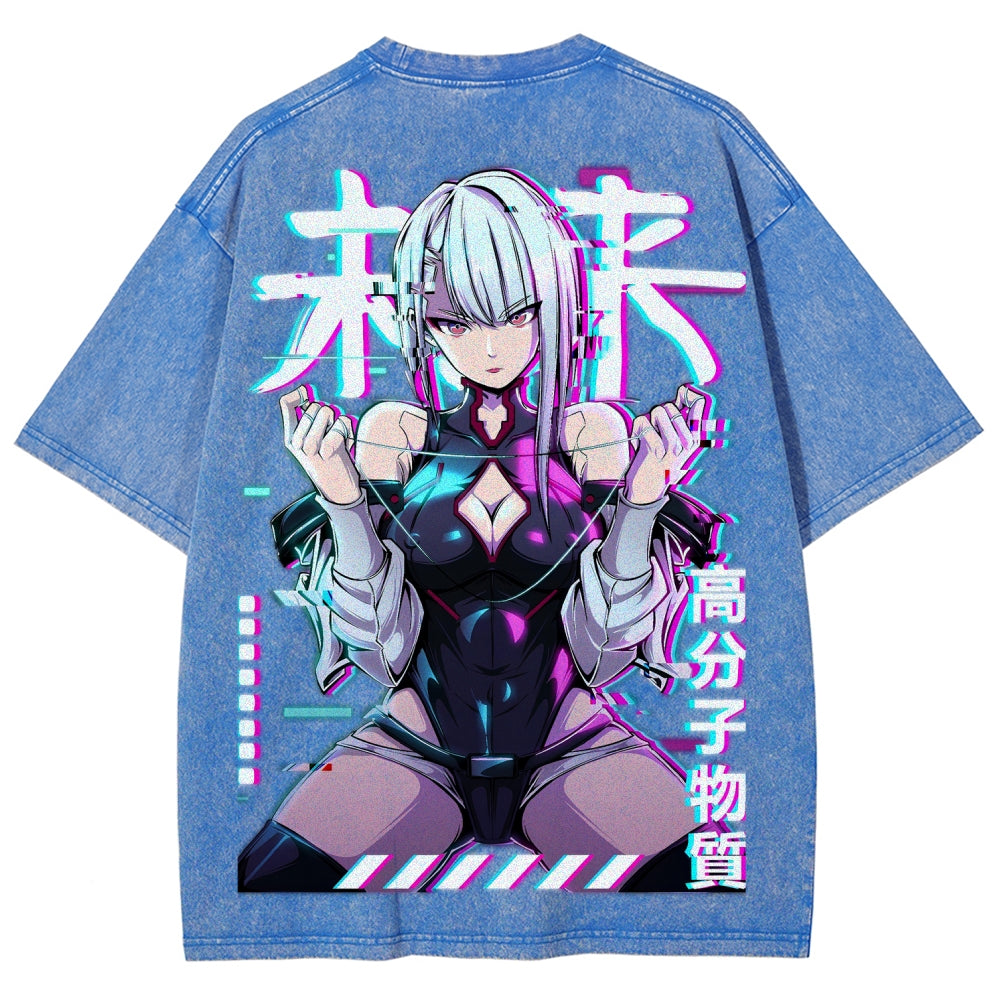 Cyberpunk Unisex Fit Washed T-Shirt 2508007290
