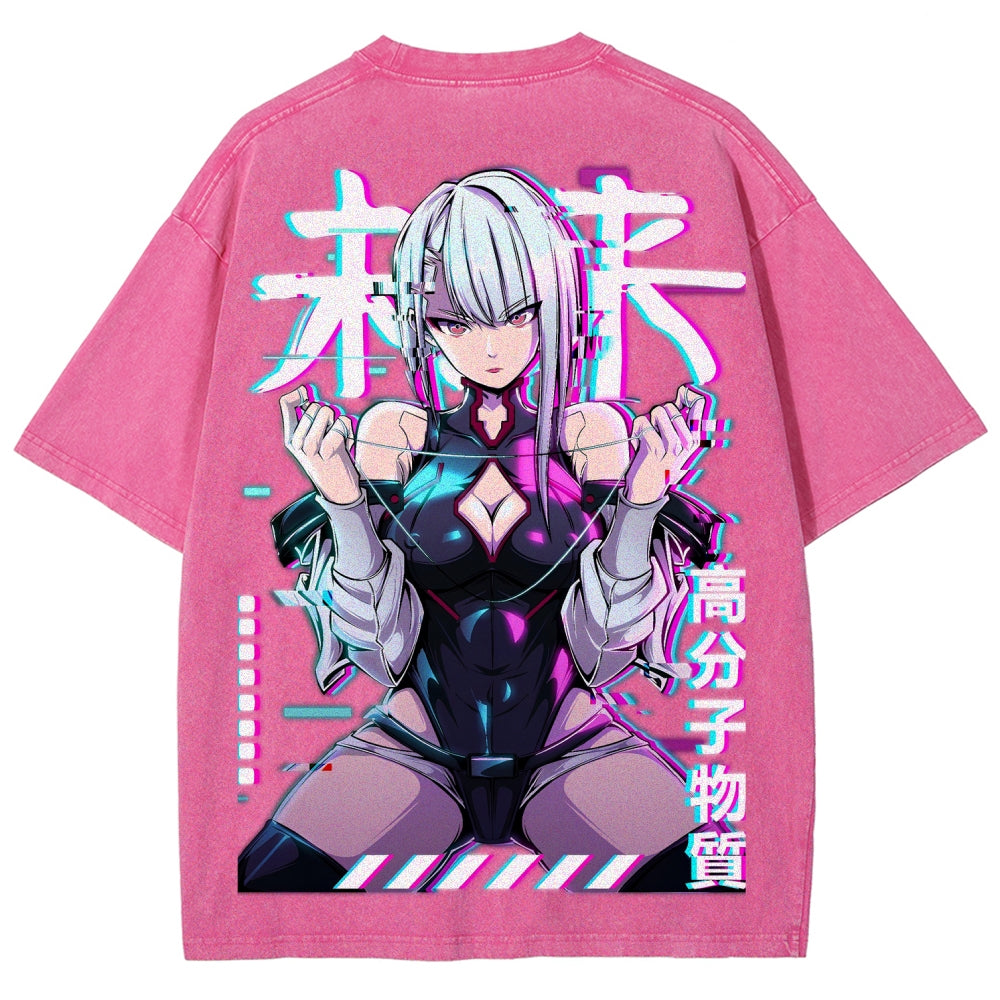 Cyberpunk Unisex Fit Washed T-Shirt 2508007290