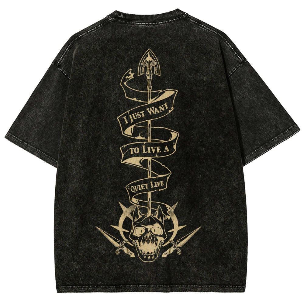 Jojo's Bizarre Adventure Unisex Fit Washed T-Shirt 2508008805