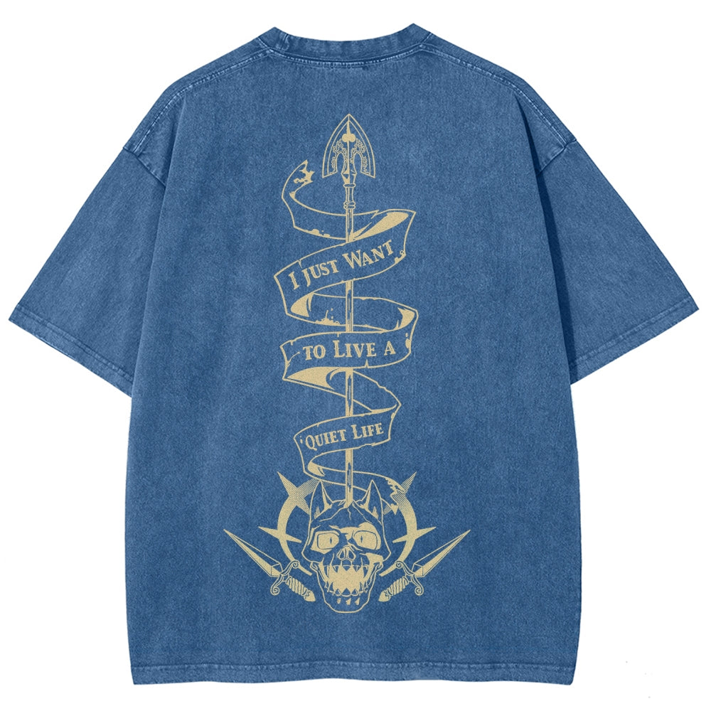 Jojo's Bizarre Adventure Unisex Fit Washed T-Shirt 2508008805