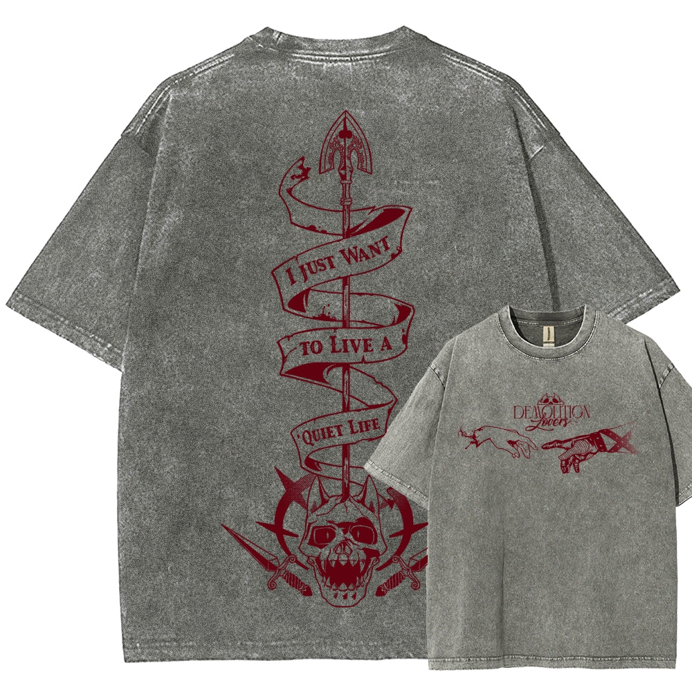 Jojo's Bizarre Adventure Unisex Fit Washed T-Shirt 2508008805