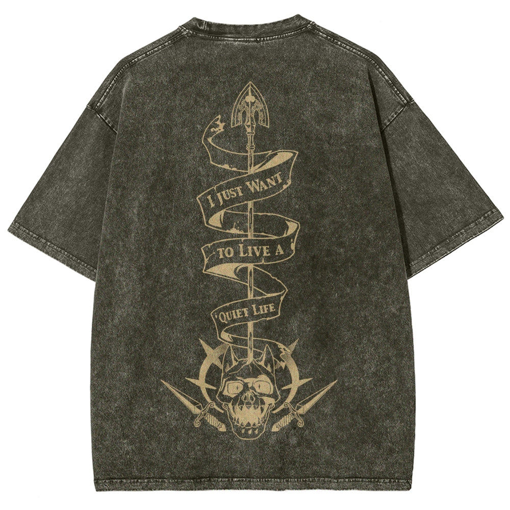 Jojo's Bizarre Adventure Unisex Fit Washed T-Shirt 2508008805