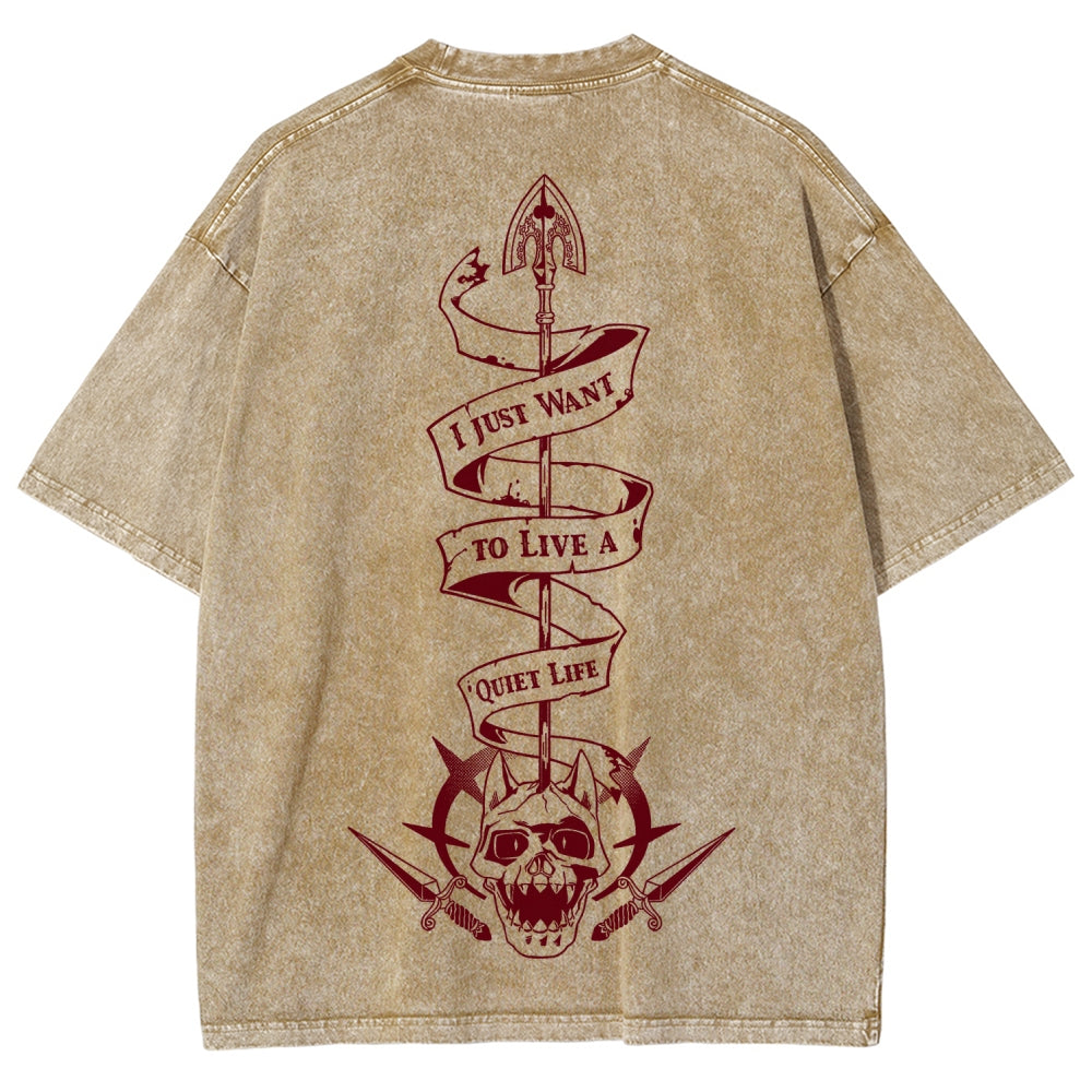 Jojo's Bizarre Adventure Unisex Fit Washed T-Shirt 2508008805