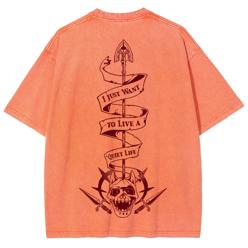 Jojo's Bizarre Adventure Unisex Fit Washed T-Shirt 2508008805