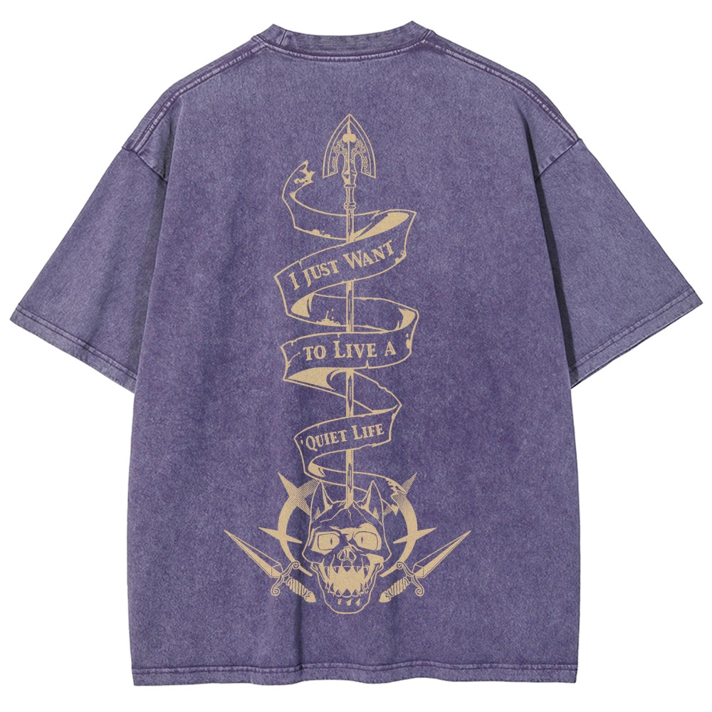 Jojo's Bizarre Adventure Unisex Fit Washed T-Shirt 2508008805