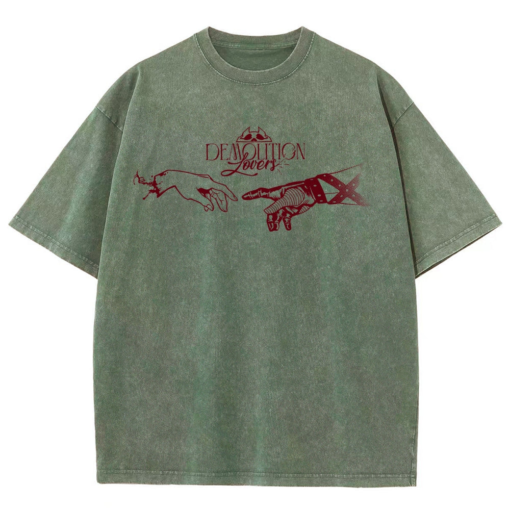 Jojo's Bizarre Adventure Unisex Fit Washed T-Shirt 2508008805