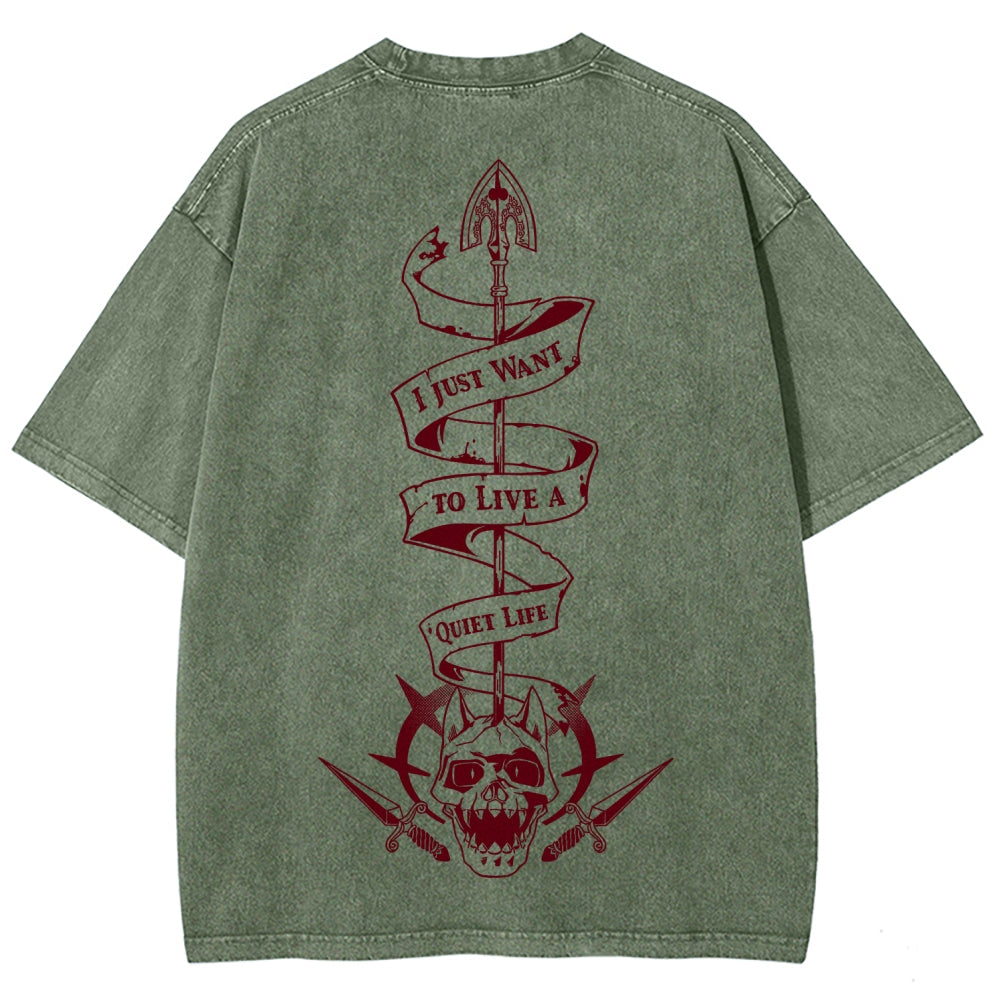 Jojo's Bizarre Adventure Unisex Fit Washed T-Shirt 2508008805