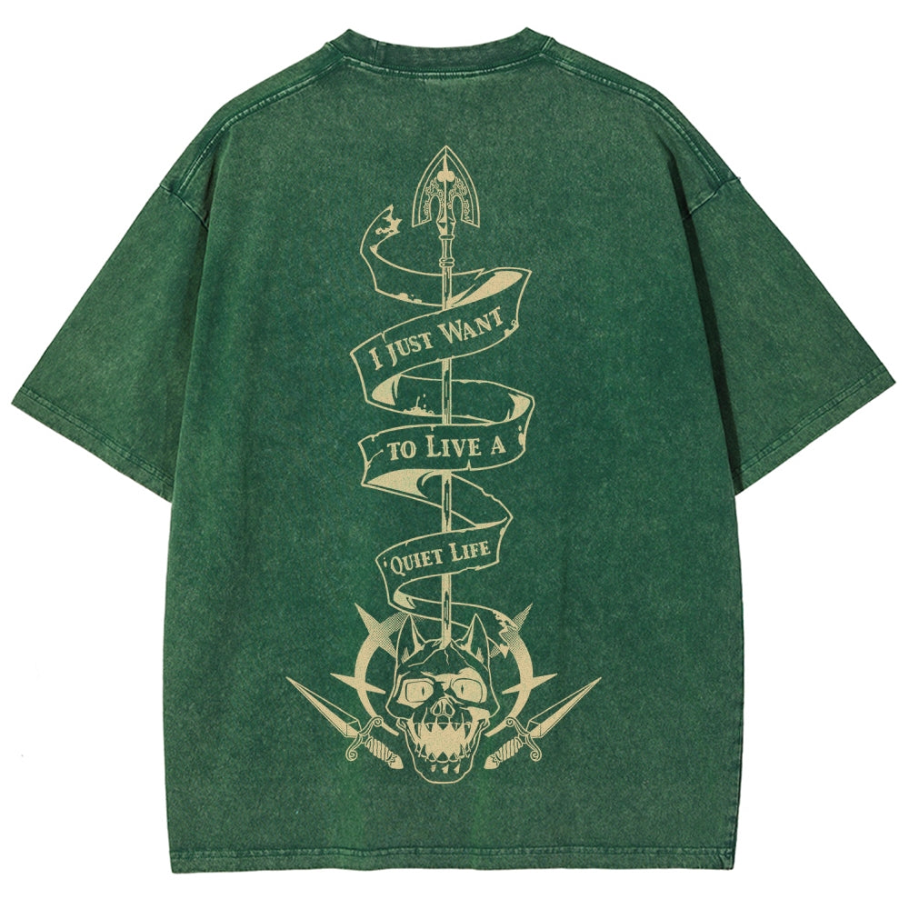 Jojo's Bizarre Adventure Unisex Fit Washed T-Shirt 2508008805