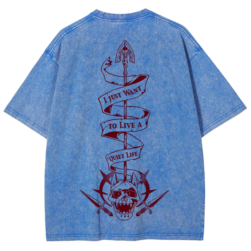 Jojo's Bizarre Adventure Unisex Fit Washed T-Shirt 2508008805