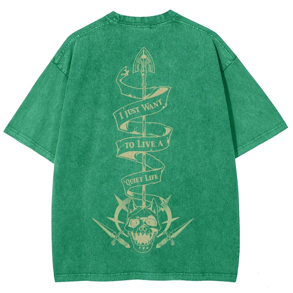 Jojo's Bizarre Adventure Unisex Fit Washed T-Shirt 2508008805
