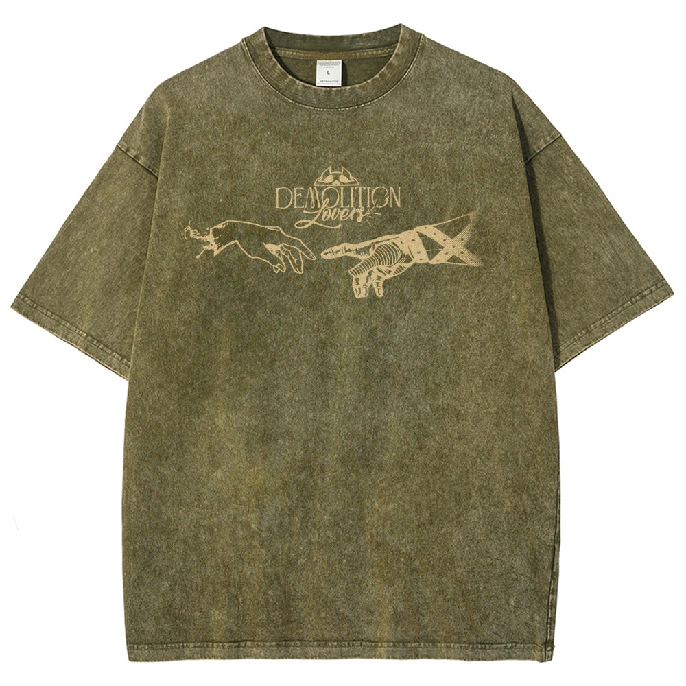 Jojo's Bizarre Adventure Unisex Fit Washed T-Shirt 2508008805