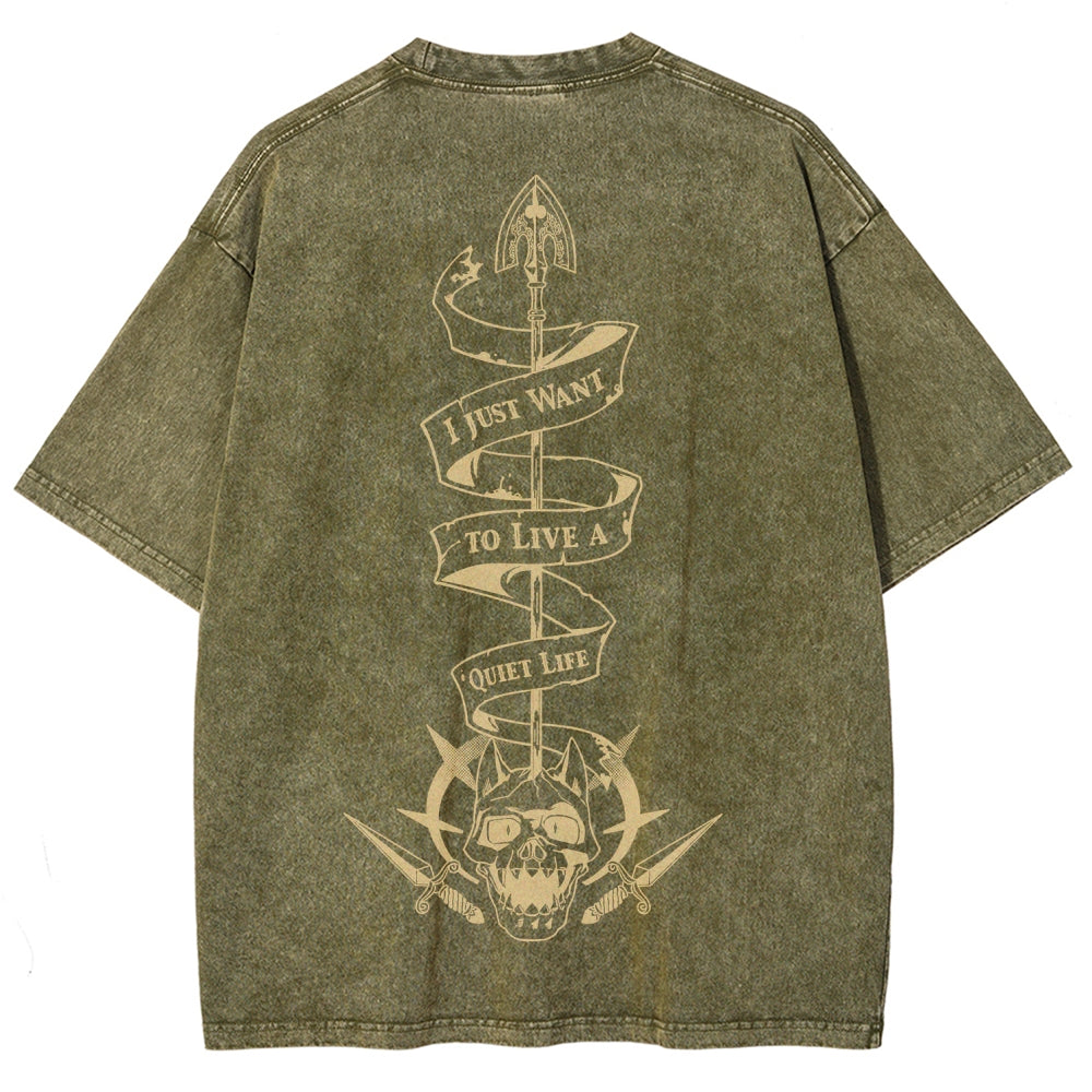 Jojo's Bizarre Adventure Unisex Fit Washed T-Shirt 2508008805