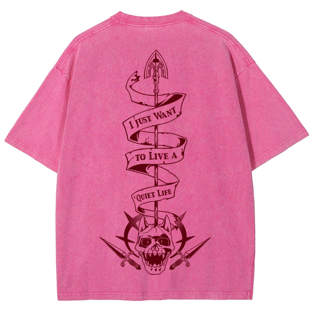 Jojo's Bizarre Adventure Unisex Fit Washed T-Shirt 2508008805