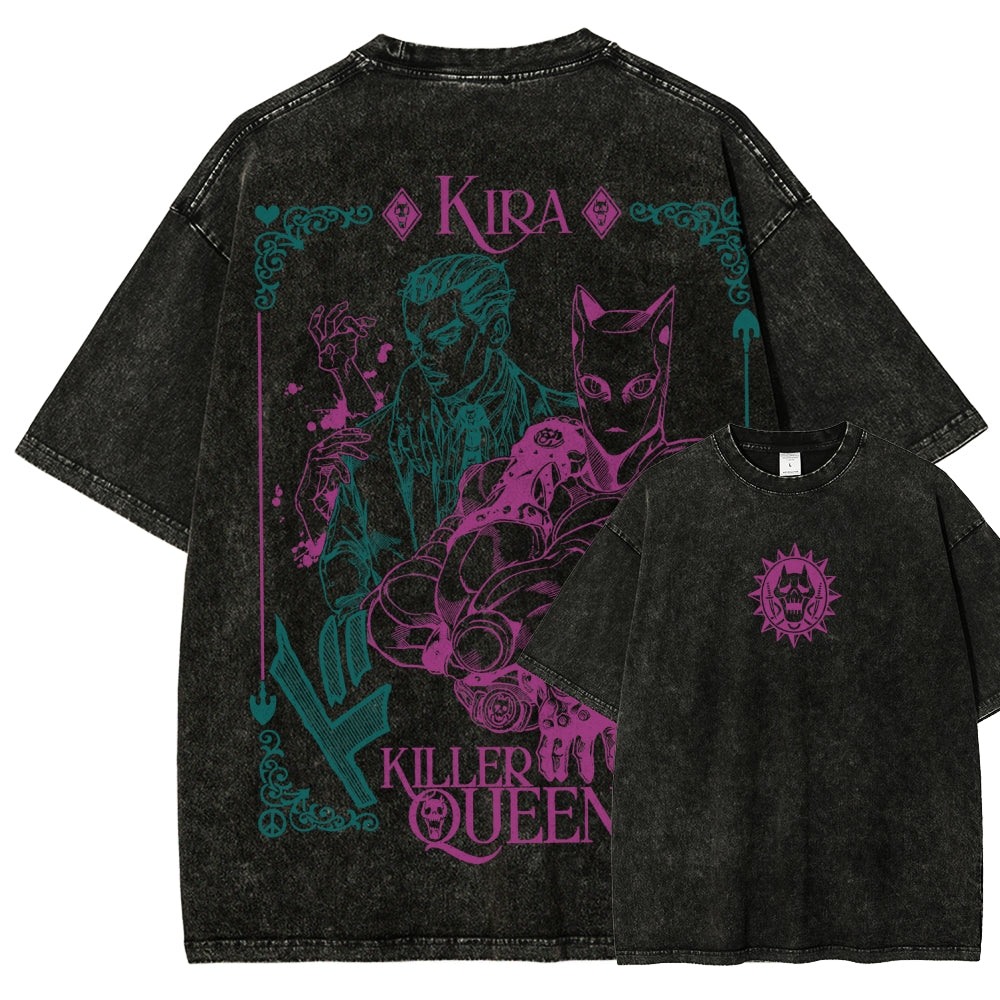 Jojo's Bizarre Adventure Unisex Fit Washed T-Shirt 2508008818