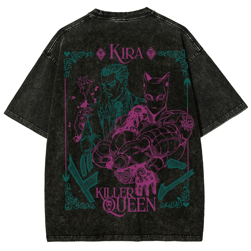 Jojo's Bizarre Adventure Unisex Fit Washed T-Shirt 2508008818