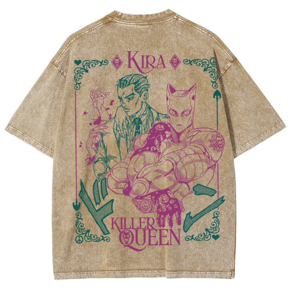 Jojo's Bizarre Adventure Unisex Fit Washed T-Shirt 2508008818
