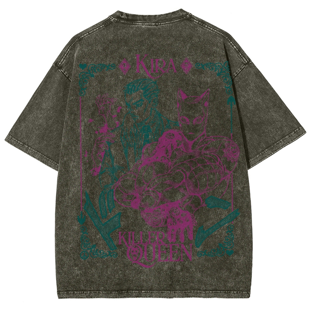Jojo's Bizarre Adventure Unisex Fit Washed T-Shirt 2508008818