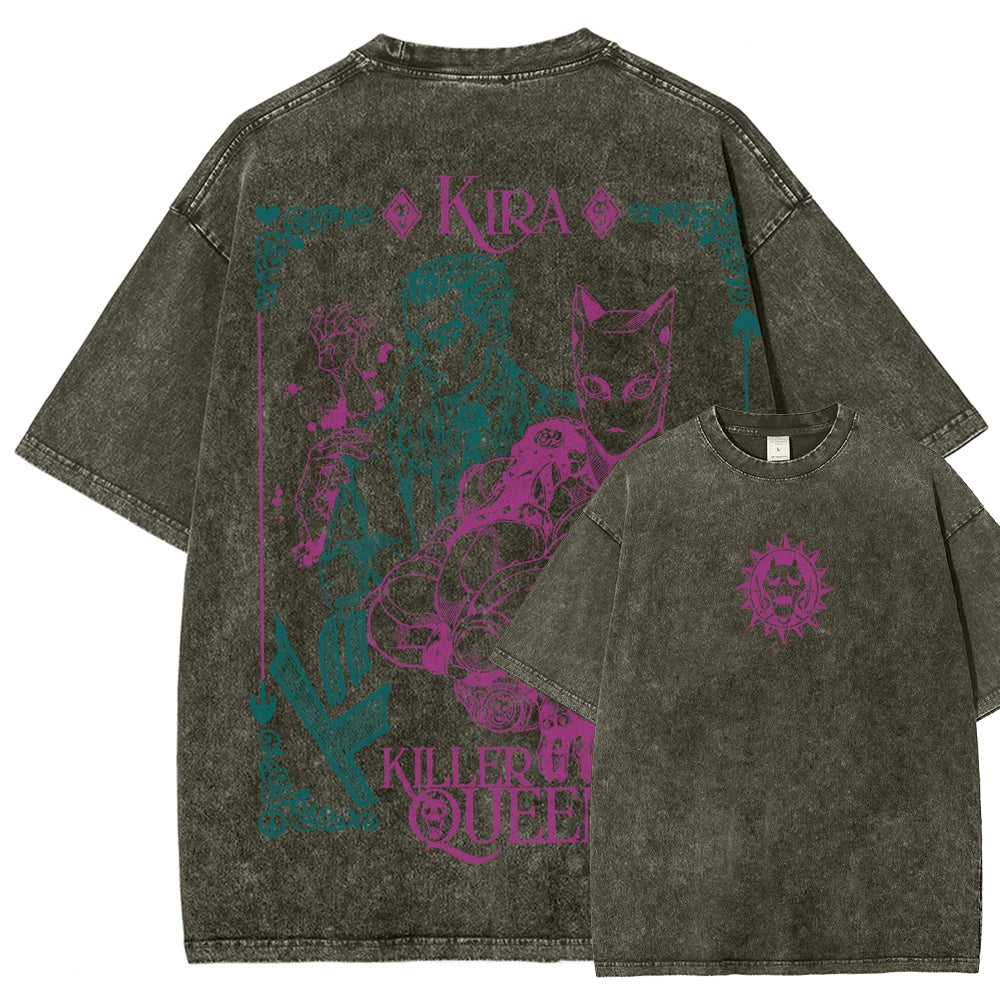 Jojo's Bizarre Adventure Unisex Fit Washed T-Shirt 2508008818
