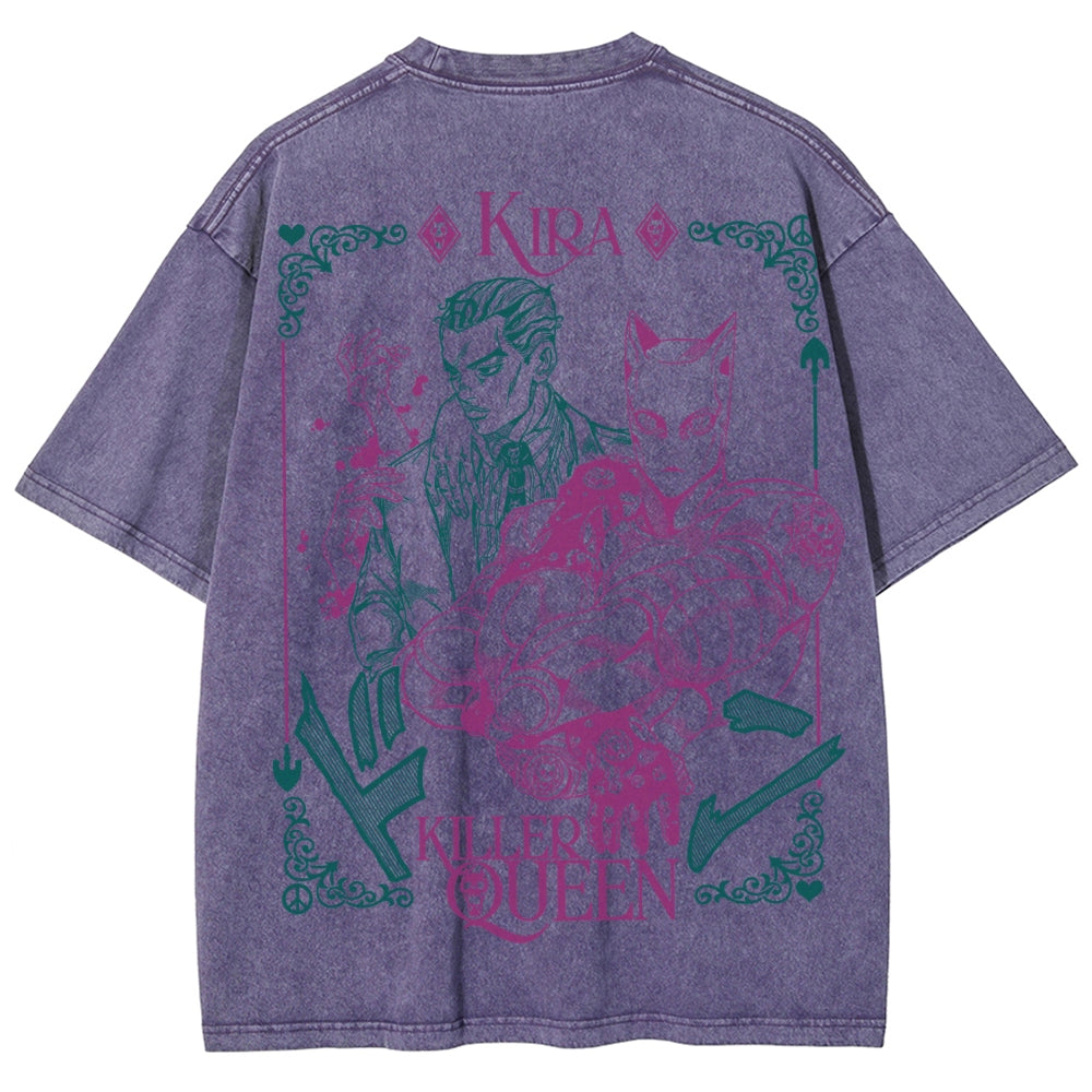 Jojo's Bizarre Adventure Unisex Fit Washed T-Shirt 2508008818