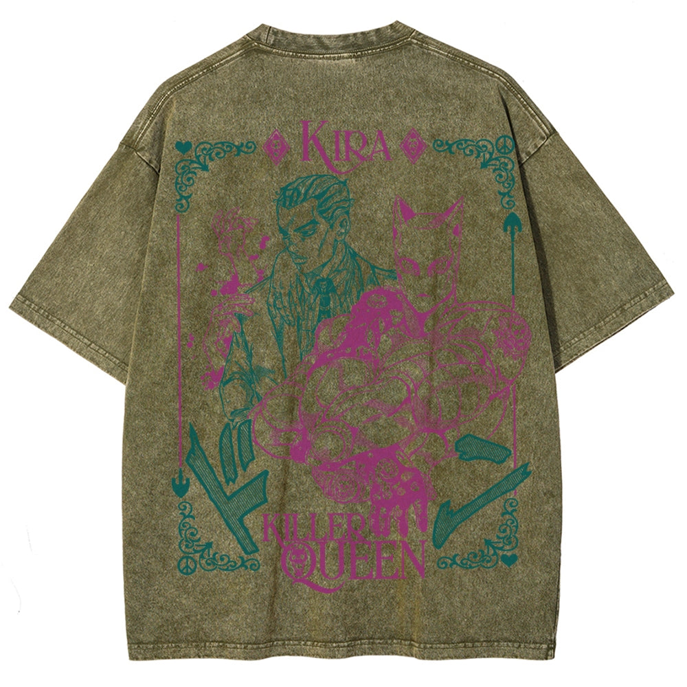 Jojo's Bizarre Adventure Unisex Fit Washed T-Shirt 2508008818