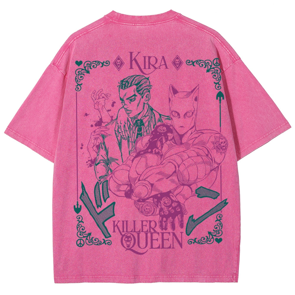 Jojo's Bizarre Adventure Unisex Fit Washed T-Shirt 2508008818