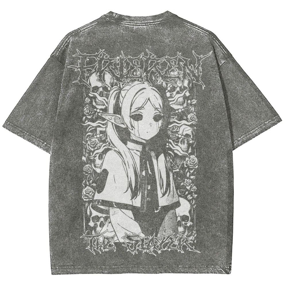 Frieren Unisex Fit Washed T-Shirt 2508014803