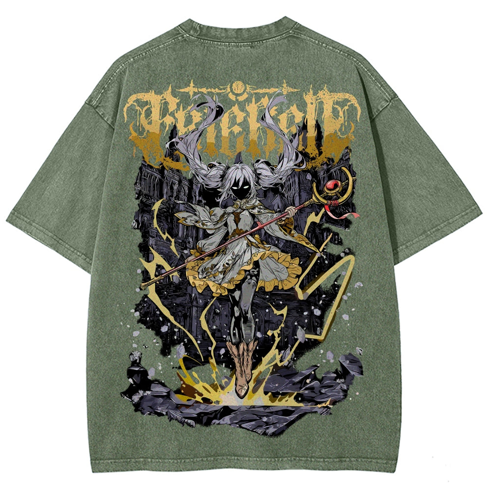Frieren Unisex Fit Washed T-Shirt 2508014807