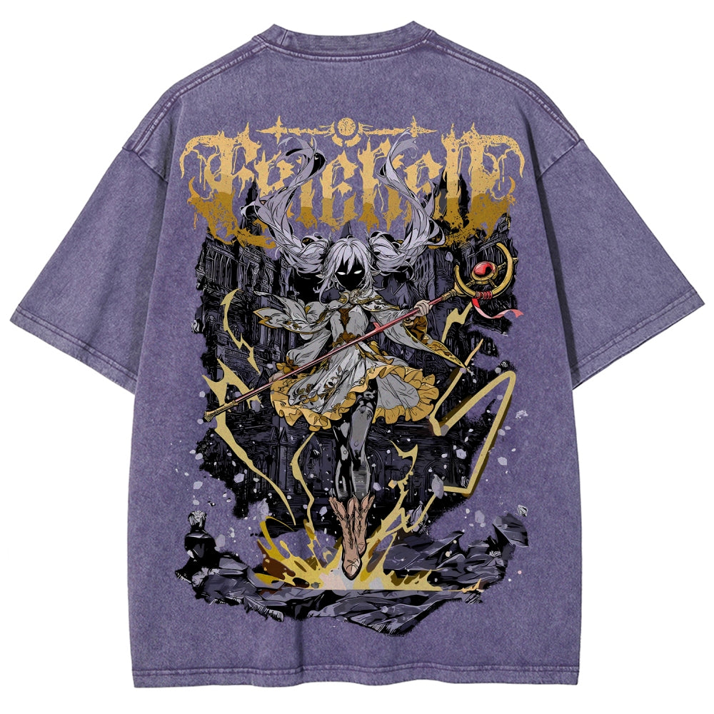 Frieren Unisex Fit Washed T-Shirt 2508014807