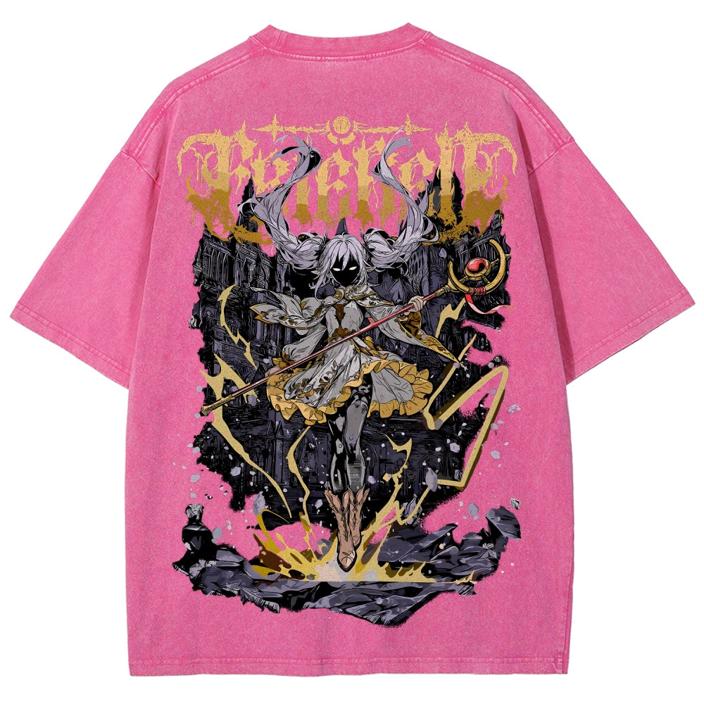 Frieren Unisex Fit Washed T-Shirt 2508014807