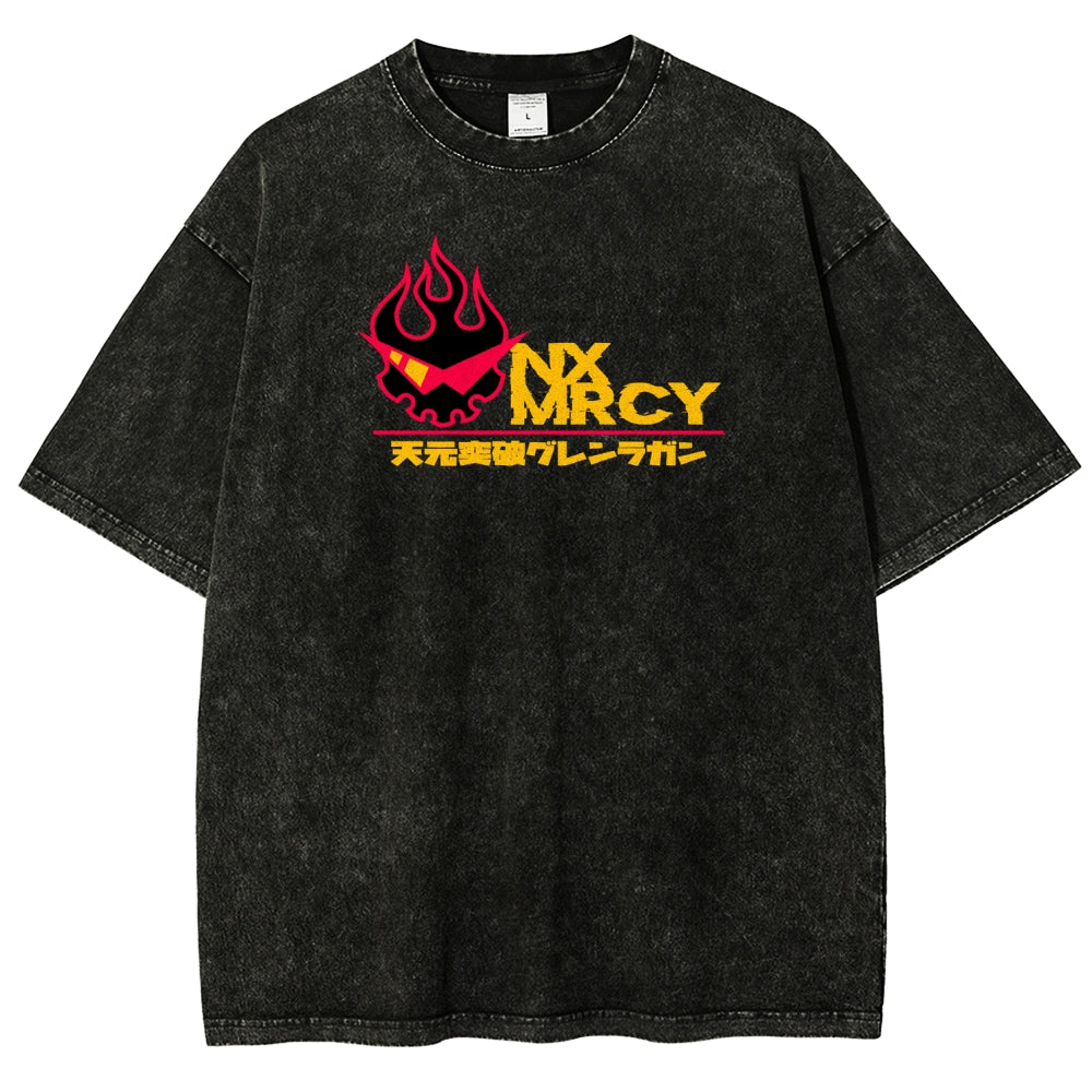 Gurren lagann Tengen Toppa Unisex Fit Washed T-Shirt 2508014817