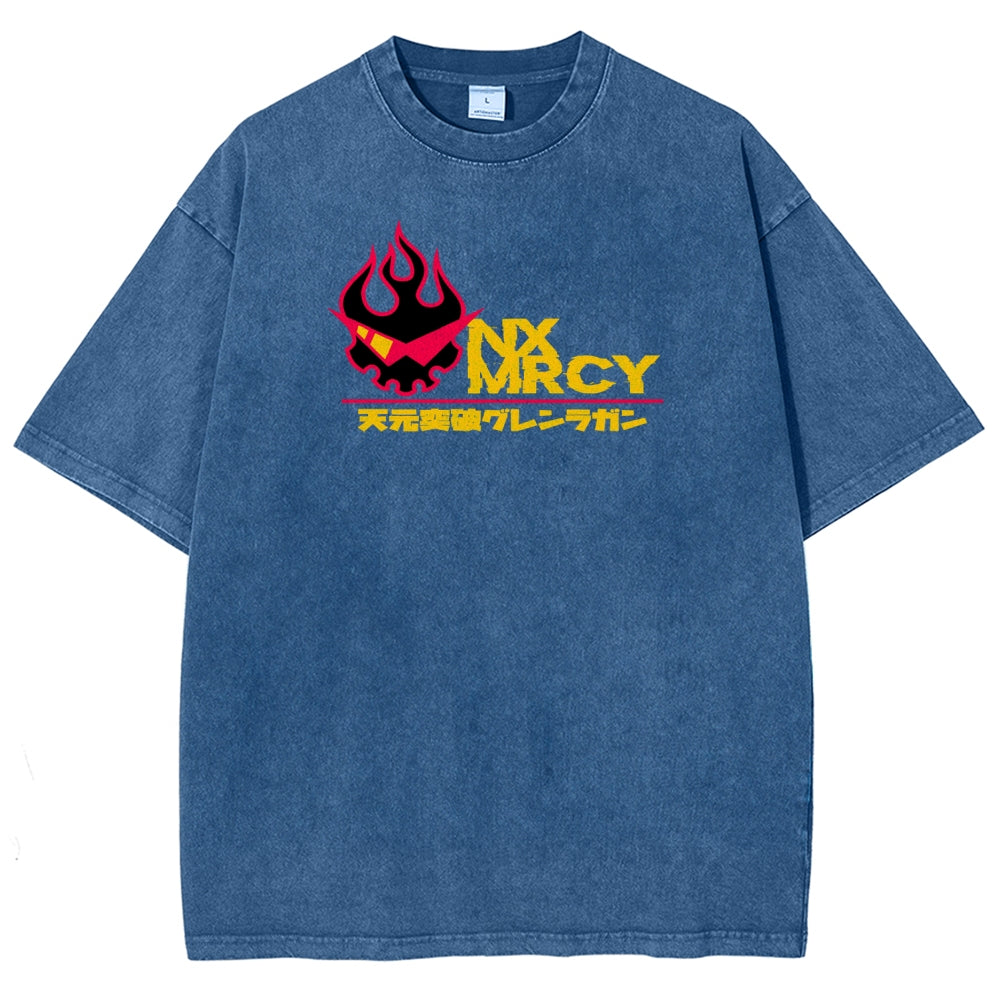 Gurren lagann Tengen Toppa Unisex Fit Washed T-Shirt 2508014817