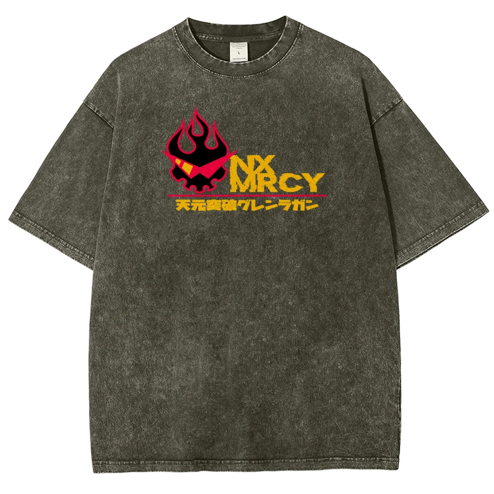 Gurren lagann Tengen Toppa Unisex Fit Washed T-Shirt 2508014817