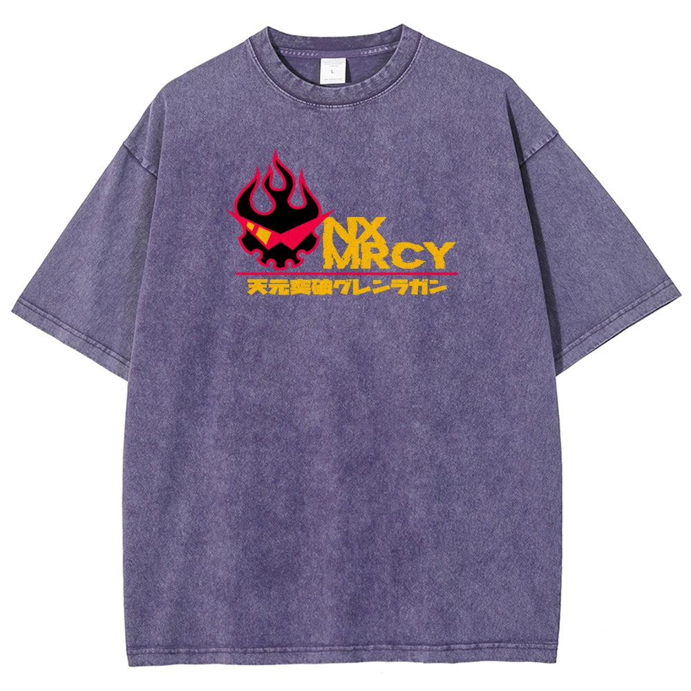 Gurren lagann Tengen Toppa Unisex Fit Washed T-Shirt 2508014817