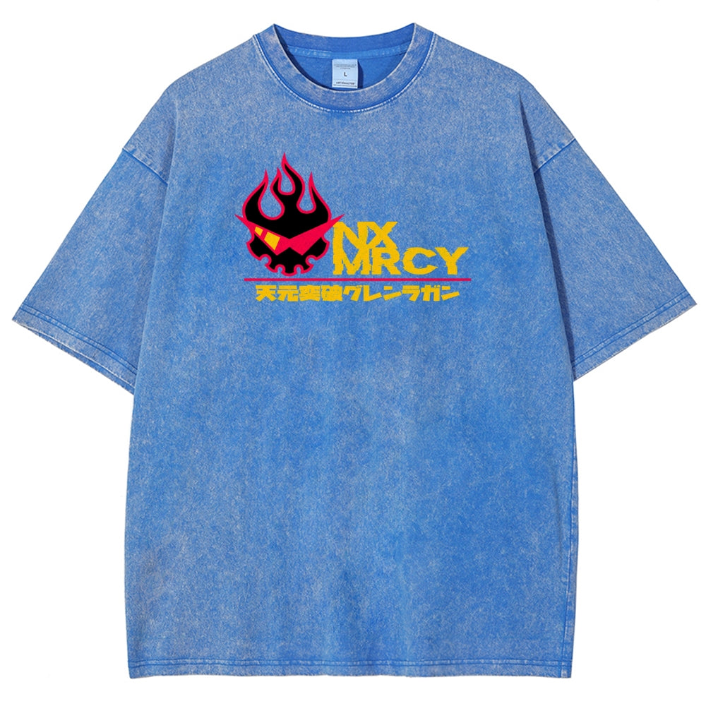 Gurren lagann Tengen Toppa Unisex Fit Washed T-Shirt 2508014817