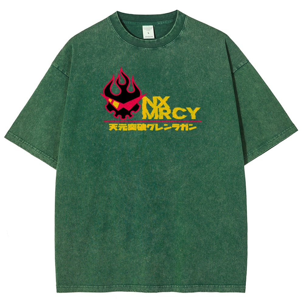 Gurren lagann Tengen Toppa Unisex Fit Washed T-Shirt 2508014817
