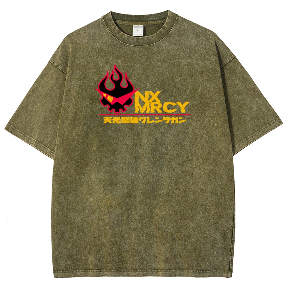 Gurren lagann Tengen Toppa Unisex Fit Washed T-Shirt 2508014817