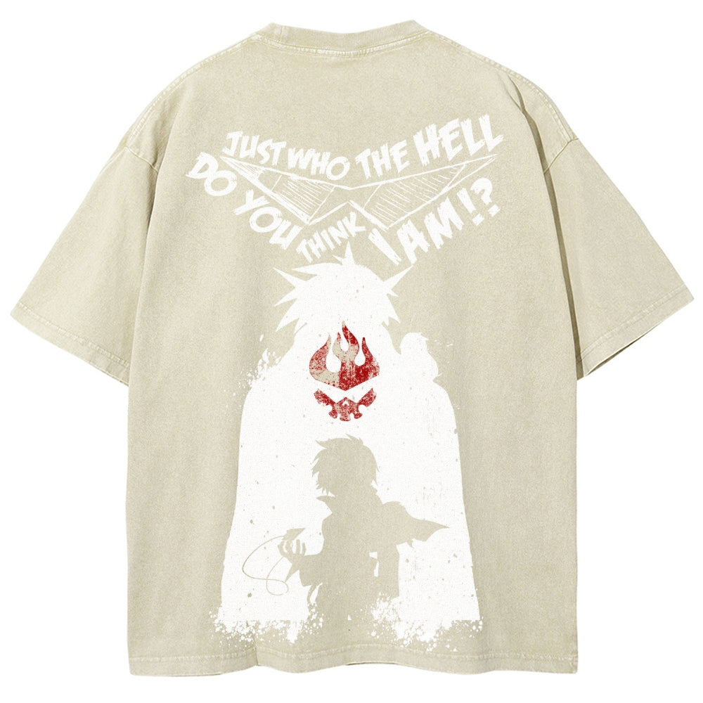 Gurren lagann Tengen Toppa Unisex Fit Washed T-Shirt 2508014820