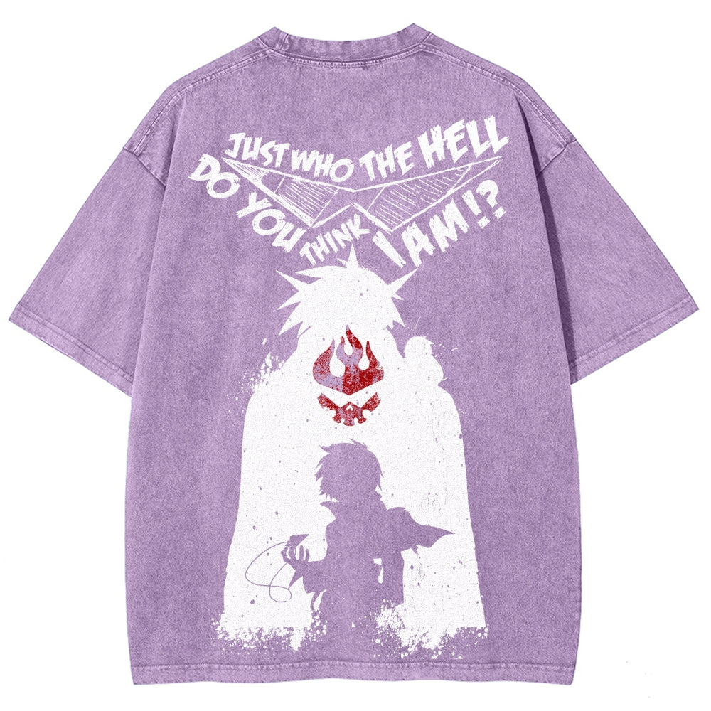 Gurren lagann Tengen Toppa Unisex Fit Washed T-Shirt 2508014820