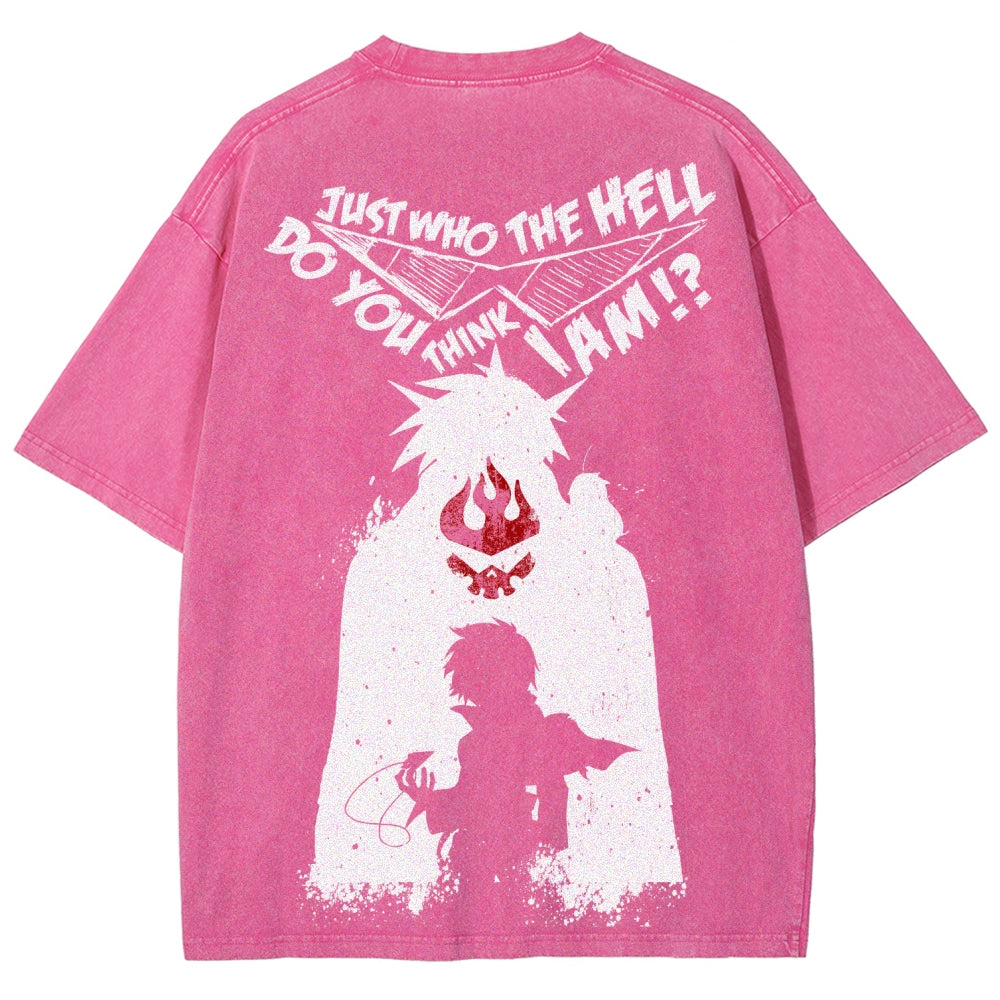 Gurren lagann Tengen Toppa Unisex Fit Washed T-Shirt 2508014820