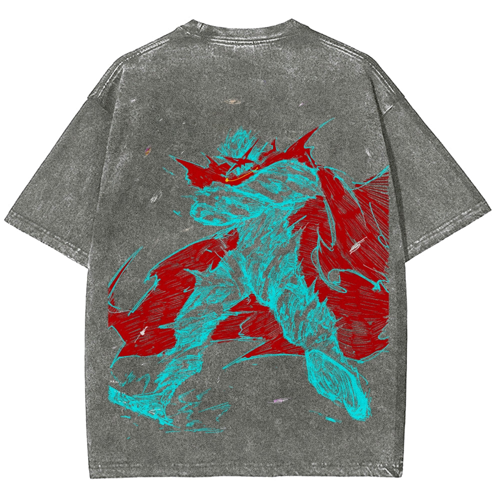 Gurren lagann Tengen Toppa Unisex Fit Washed T-Shirt 2508014822