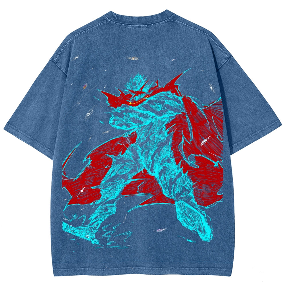 Gurren lagann Tengen Toppa Unisex Fit Washed T-Shirt 2508014822