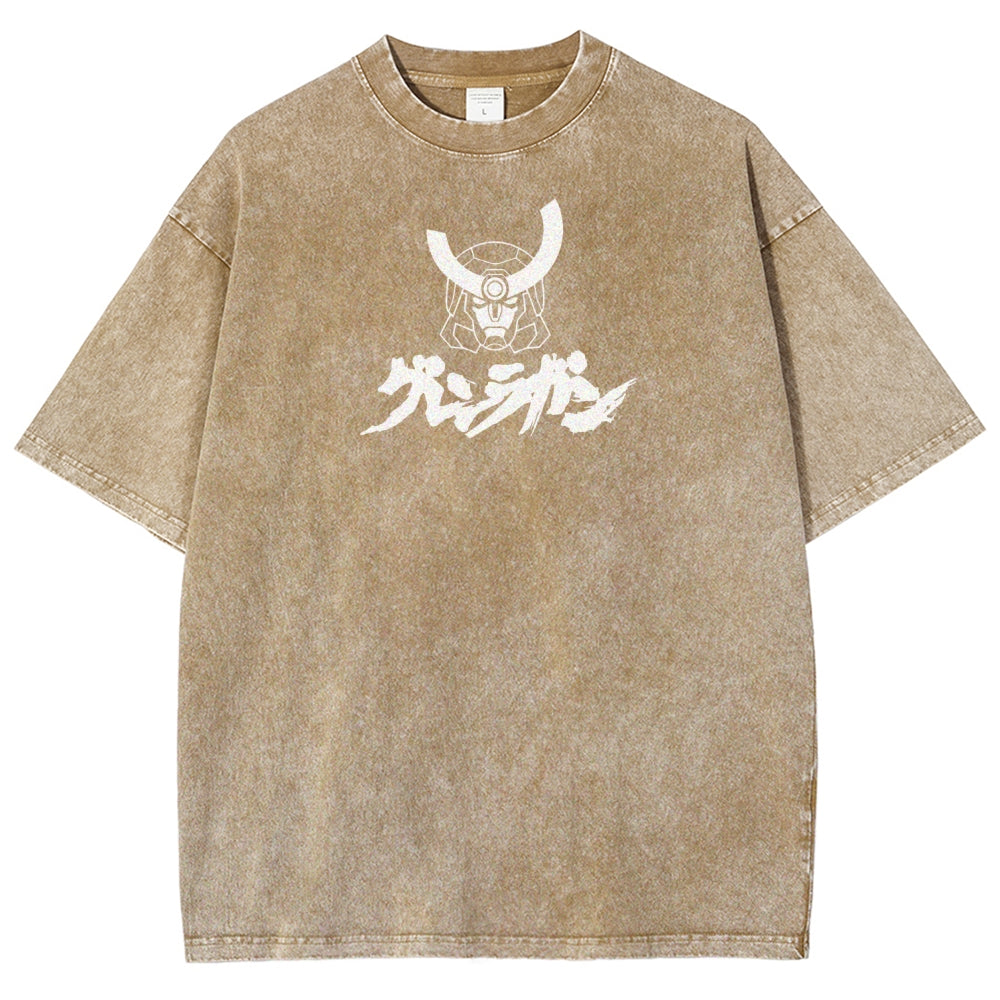Gurren lagann Tengen Toppa Unisex Fit Washed T-Shirt 2508014822