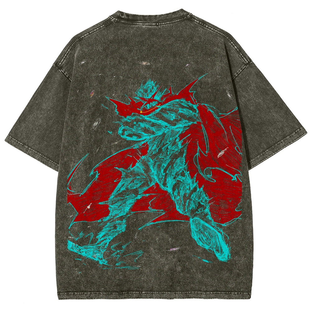 Gurren lagann Tengen Toppa Unisex Fit Washed T-Shirt 2508014822