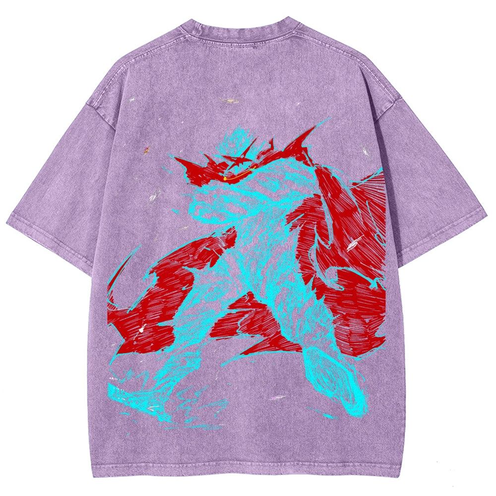 Gurren lagann Tengen Toppa Unisex Fit Washed T-Shirt 2508014822